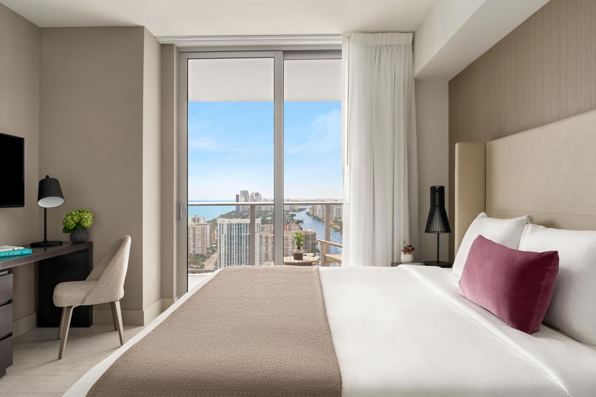 Suite angolare con 3 camere da letto e Vista Oceano/Città/Litorale con Cucina