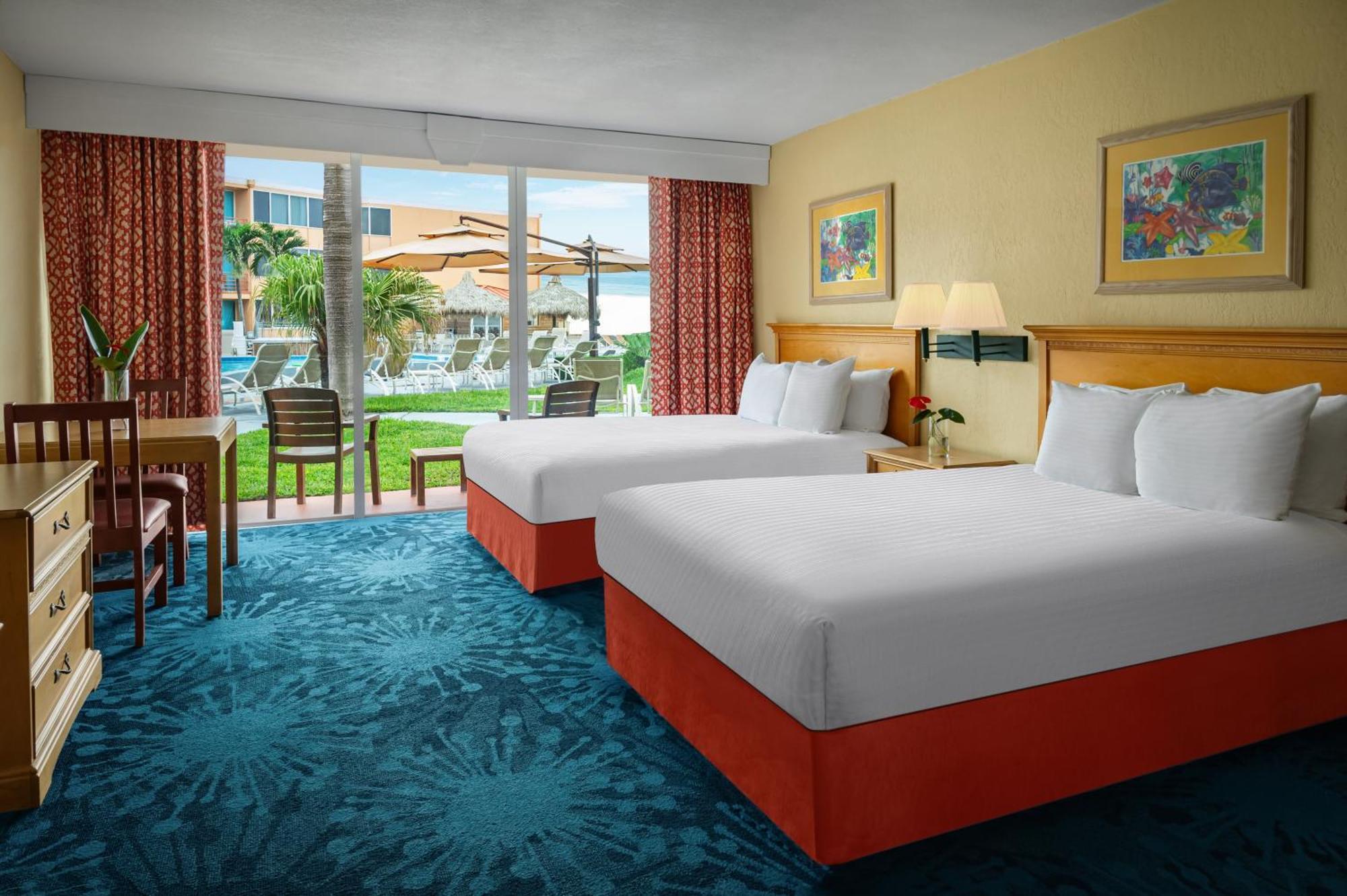 Double Room with Two Double Beds with Pool View