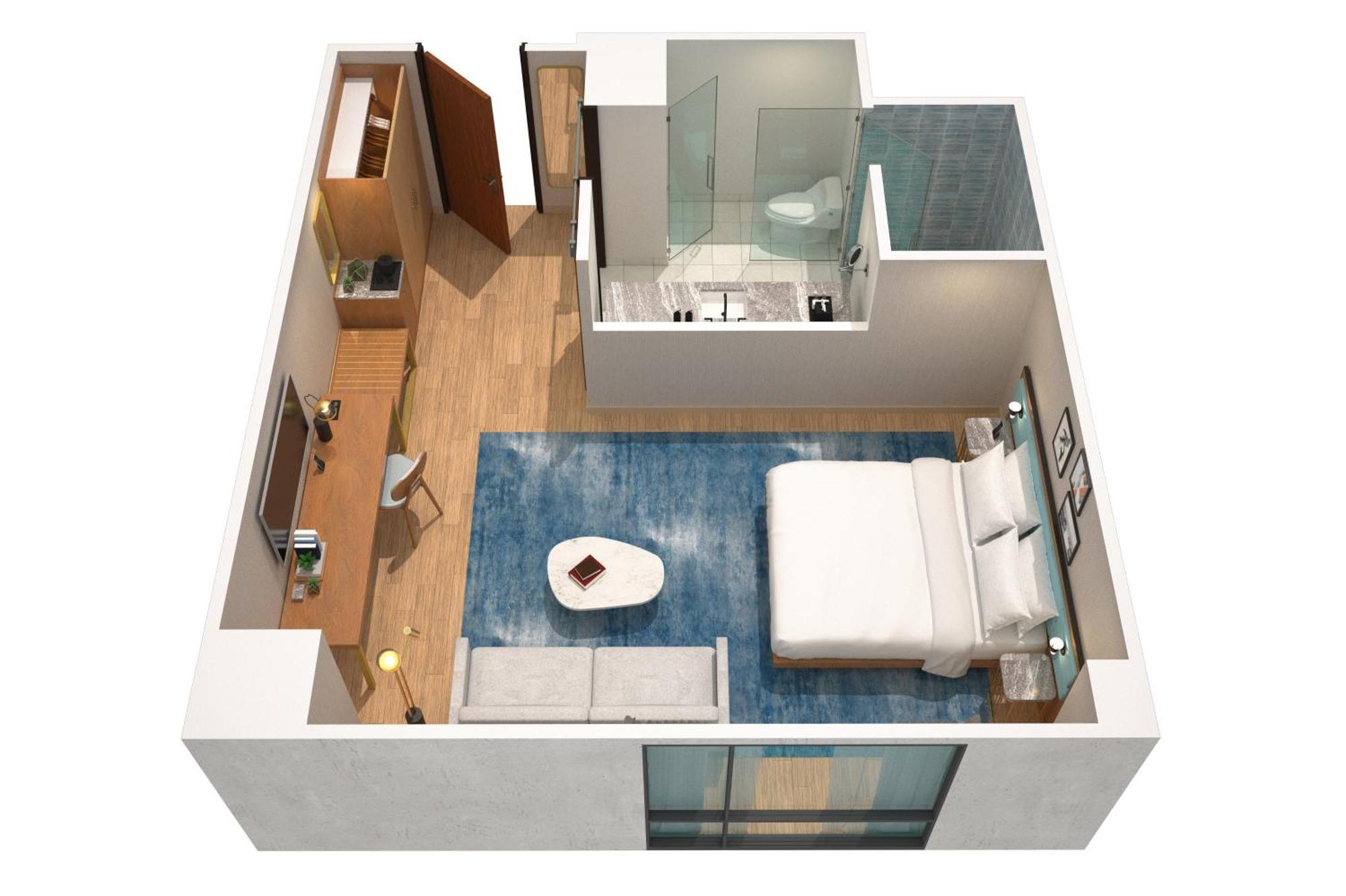 Lauderdale Studio met Slaapbank
