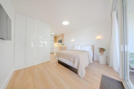 Studio met Queensize Bed