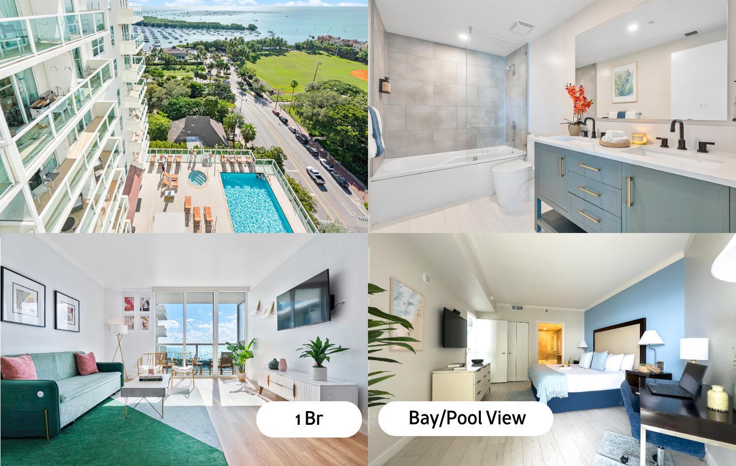 One-Bedroom Apartment Pool View
