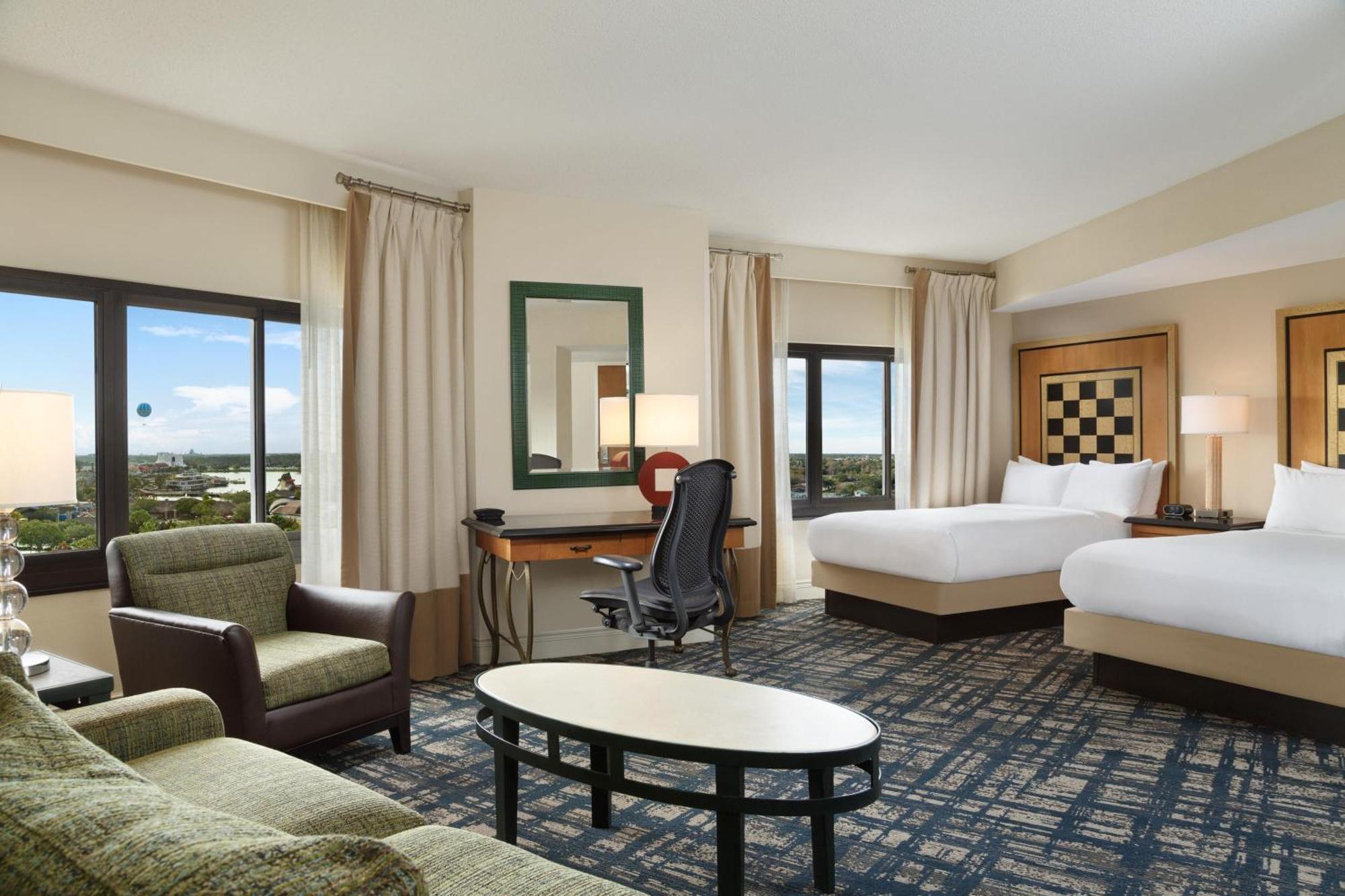 Suite with Two Double Beds and Sofa Bed
