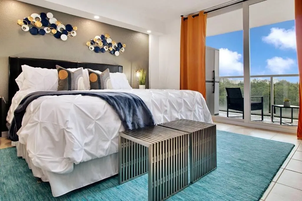 Luxe Studio, Private Beach, King Bed, Ocean Views Condo-1
