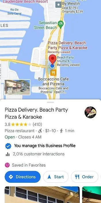 Beach Party Pizza Pivate Beach Room-1