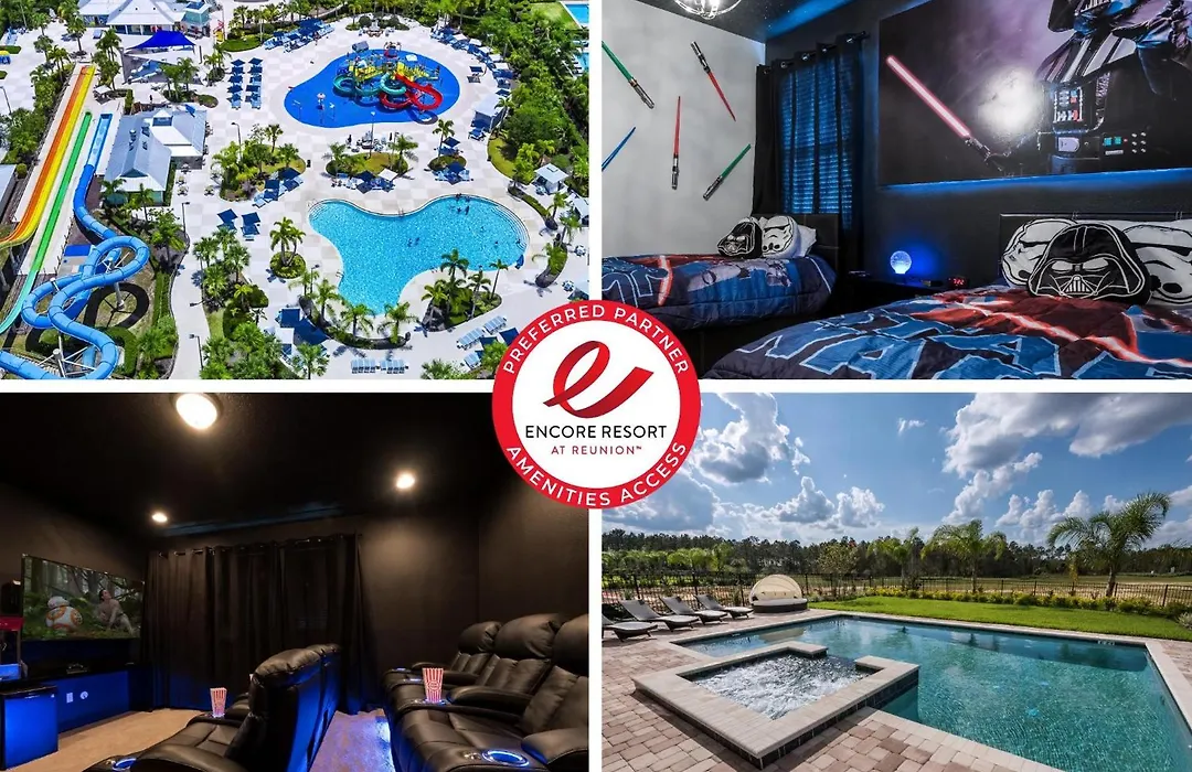Exquisite Home With Themed Rooms, Theater Near Disney With Waterpark & Resort Access At Encore Resort - 7736Ff-1