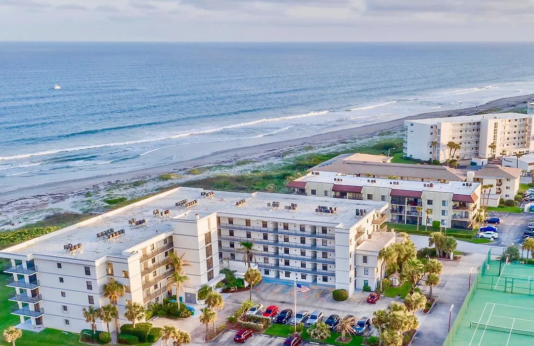 Cape Winds - Oceanfront Pool, Tennis & Sauna Condos Near Port Canaveral-1