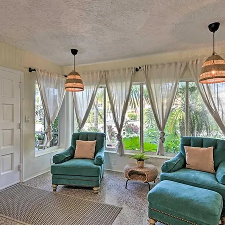 Boho Chic Home With Outdoor Oasis - Near Beach!-2