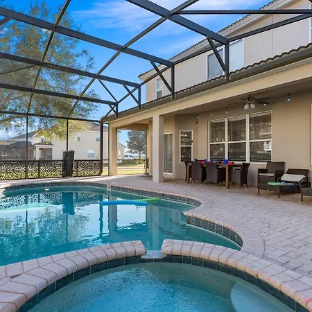 Facing The Lake, Corner Beauty Villa W Pool -2Mi To Disney - Grand Opening-2