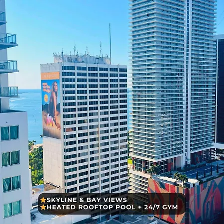 Huge Studio Pool & Gym - Explore Miami'S Heat-2