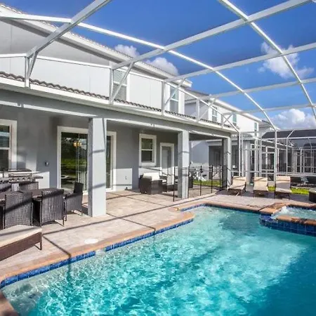 Fabulous 8 Bed Championsgate Golf Resort Pool Home-3