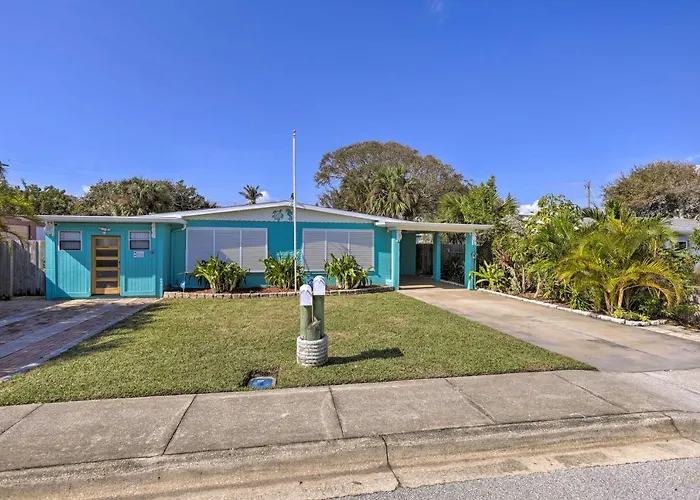 Haustierfreundliches Cute & Cozy Florida Duplex: Walk To Beaches! Cocoa Beach