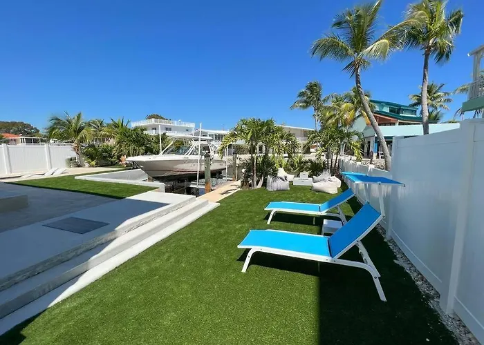 Luxury Key Largo Ocean View Pool Jacuzzi Home With Boat Slip