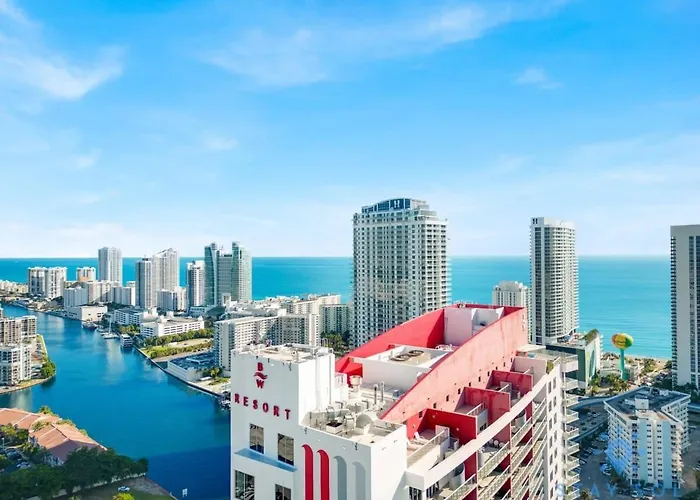 Infinite View - Balcony - Resort - Pool - Gym Hallandale Beach