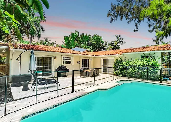 Hidden Miami Gem W Pool Bbq & Minutes To Beach Miami Beach mit Pool