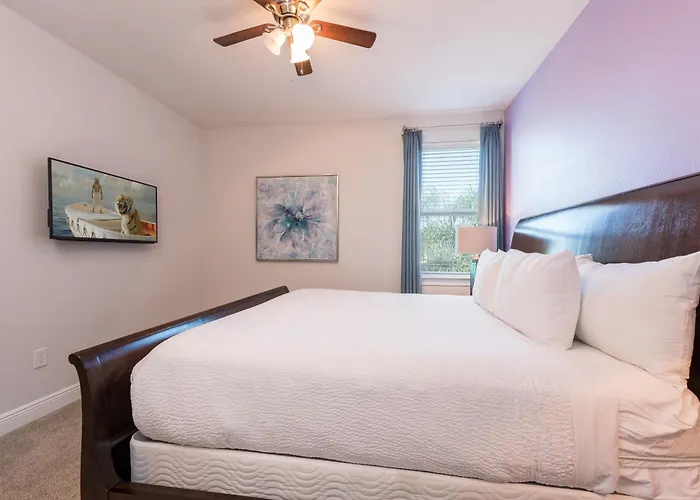 Splendid Home With Private Pool, Loft Area, Waterpark & Resort Access Near Disney At Encore Resort - 7619Br Orlando